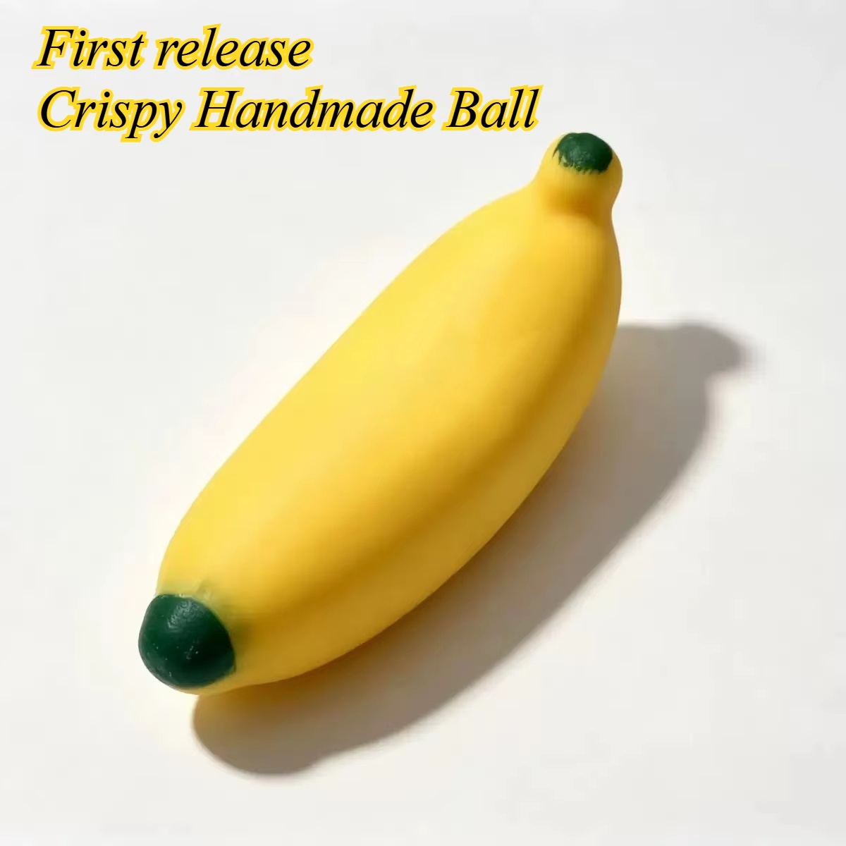 Party Games Ideas - ビルディングブロック クリスピー手作りボール バナナ石鹸 ソフトスクイーズ玩具 ストレス解消 DIY
