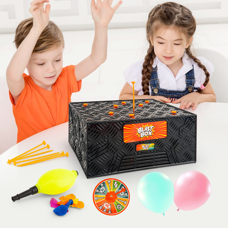 子供向け爆発ボックスノックおもちゃ、子供用爆発風船ゲーム、親 - Party Games Juego のレビューと価格