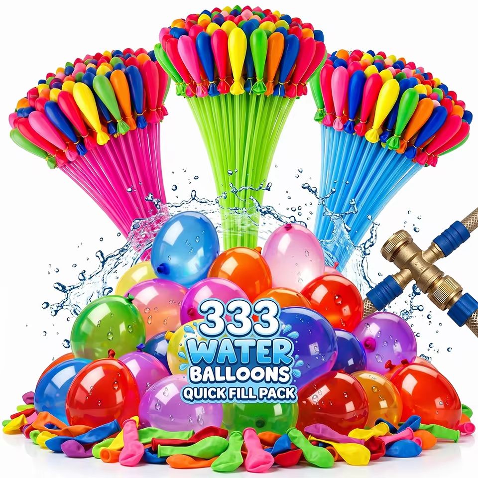 333個入りクイックフィル水風船、自動結び水爆弾、子供用夏の - Party Games Bomb のレビューと価格