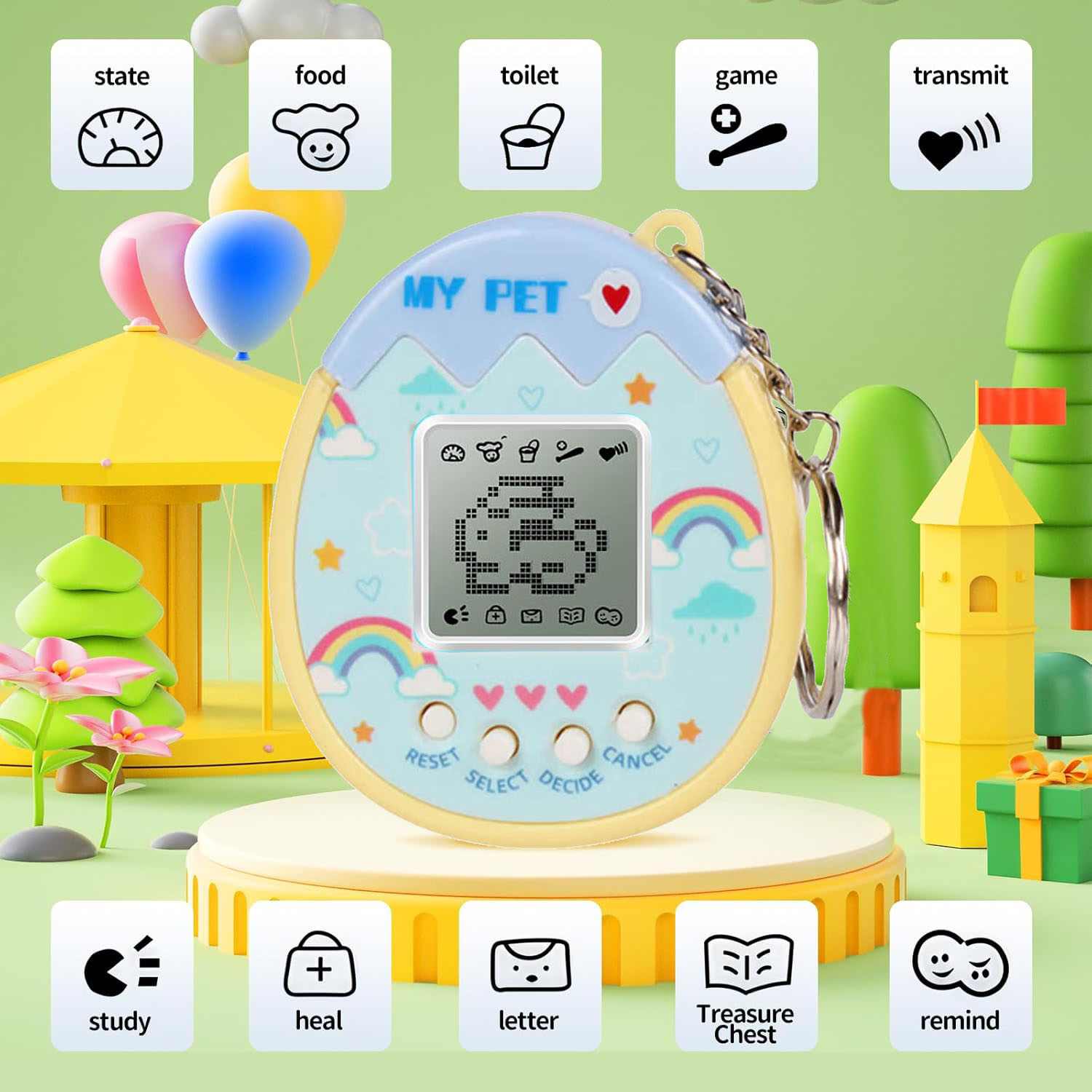 インタラクティブおもちゃ デジタルペット - バーチャル電子 - Party Games Phone のレビューと価格