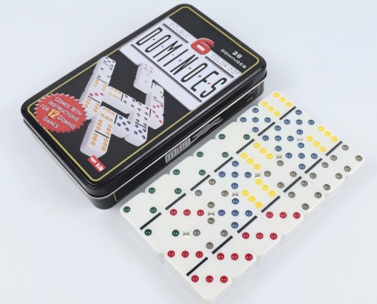 エレガントマージ ダブルシックス ドミノセット 大人用 ブリ - Party Games Board Game のレビューと価格