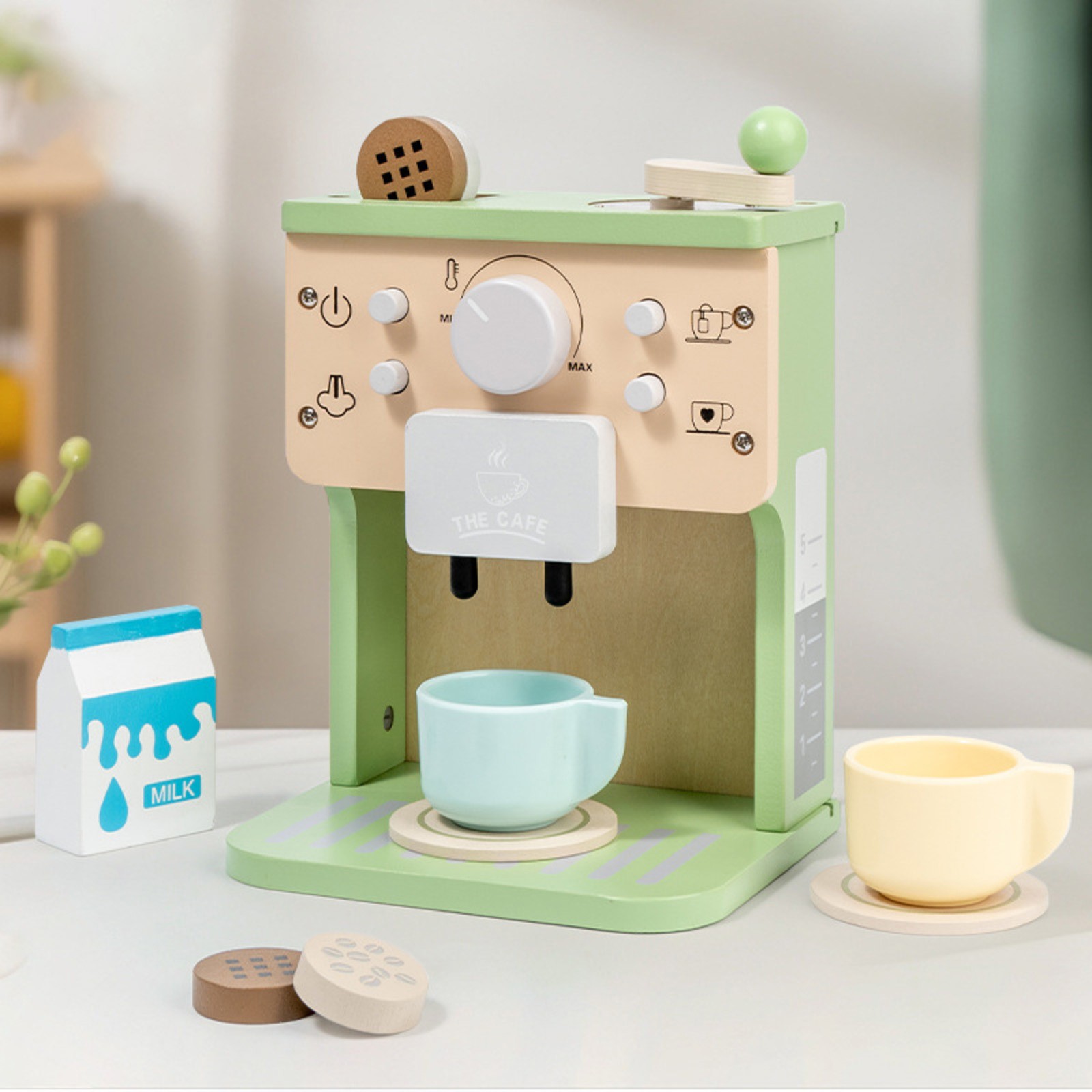 ままごと木のおもちゃミニシミュレーションコーヒーマシンの形子 - Party Games Easter For Family のレビューと価格