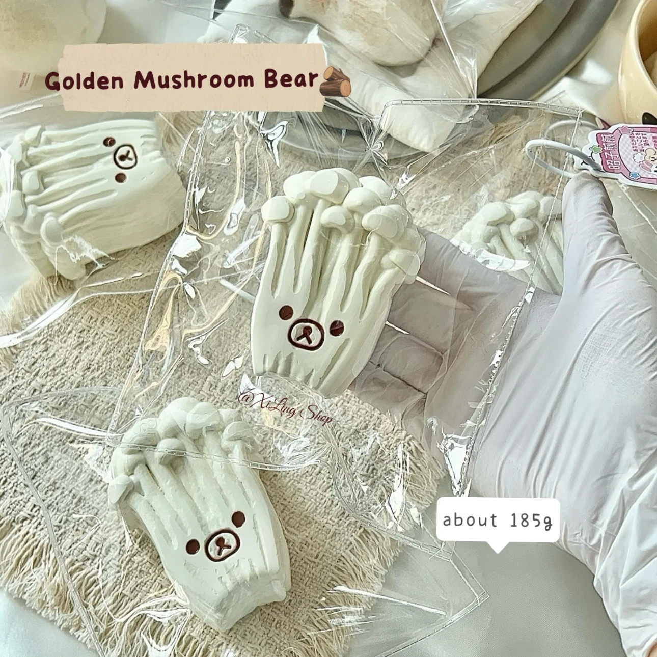 新しい手作りのバター練りおもちゃ！ きのこ型のクマ型、ストレ - Party Games Ideas のレビューと価格