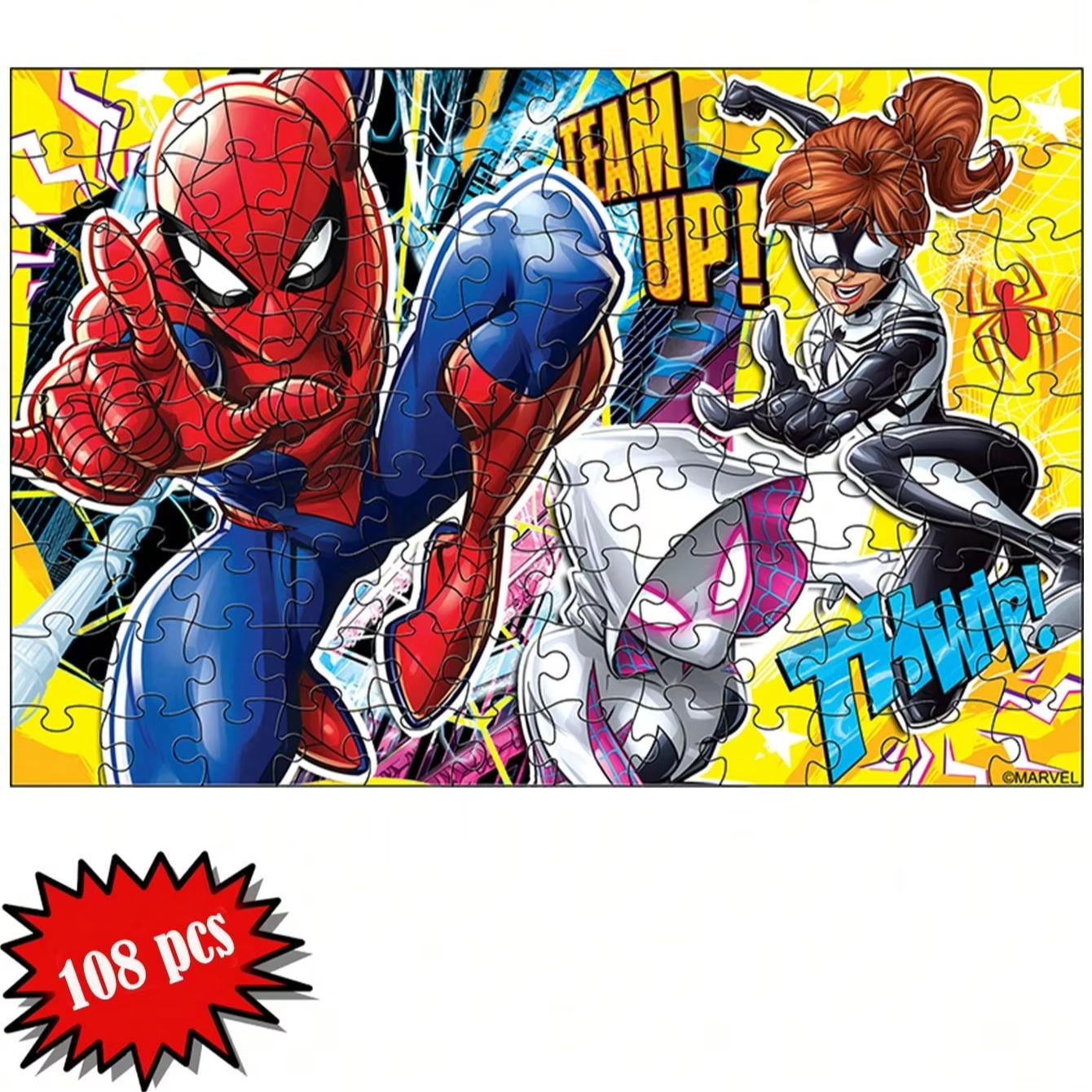108ピース マーベル スパイダーマン 公式ライセンス ジグ - Party Games Easter For Family のレビューと価格
