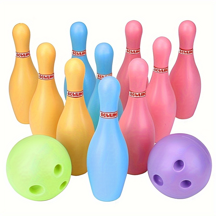 12個/セットの完全な子供用&大人用ボウリングセット – ピ - Party Games Adults Indoor のレビューと価格