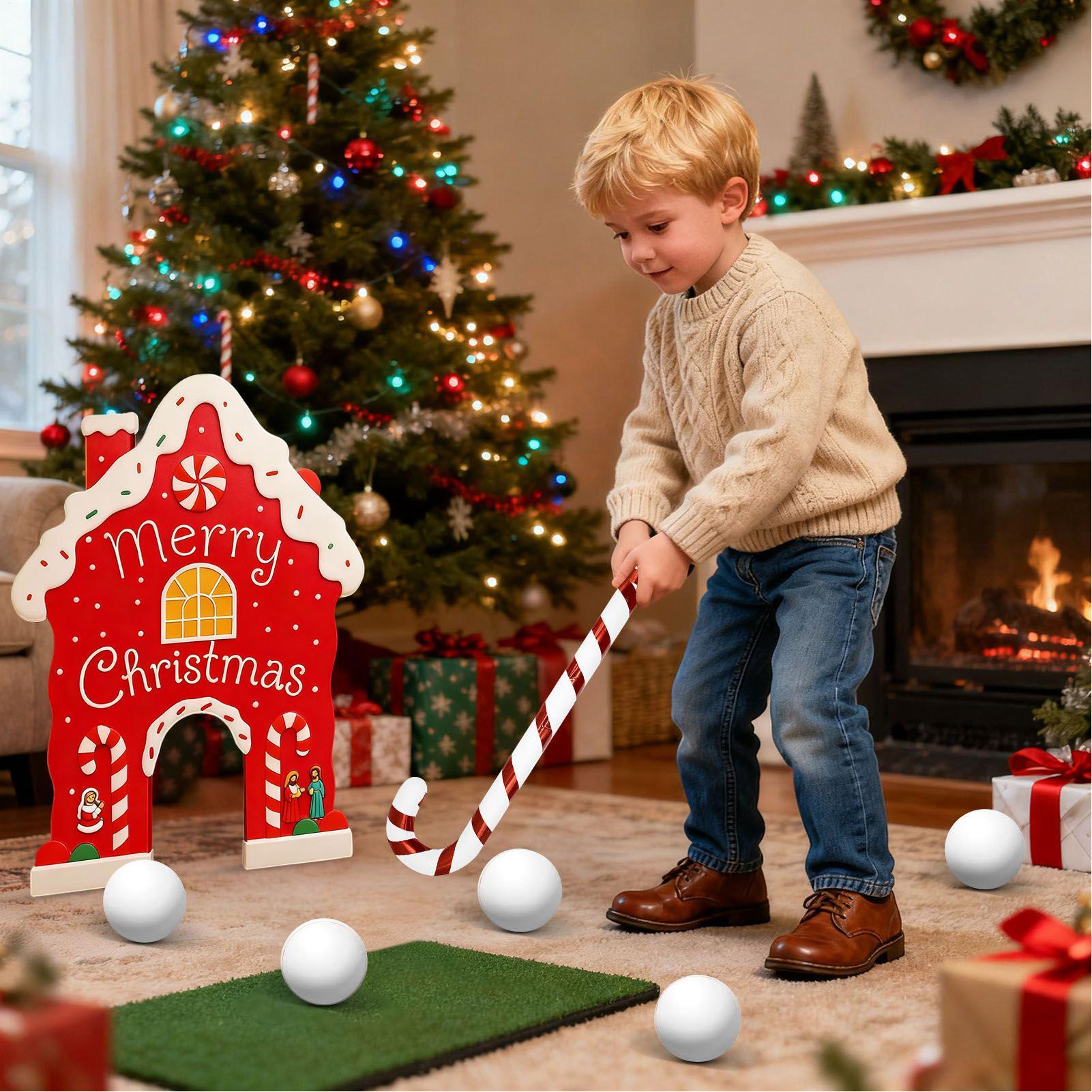 子供用ゴルフおもちゃ 再利用可能なクリスマスおもちゃ ジンジ - Party Games Adults Indoor のレビューと価格