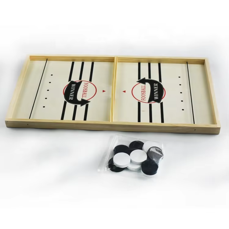 2in1木製アイスホッケー＆チェスボードゲーム 大型サイズ  - Party Games Board Game のレビューと価格