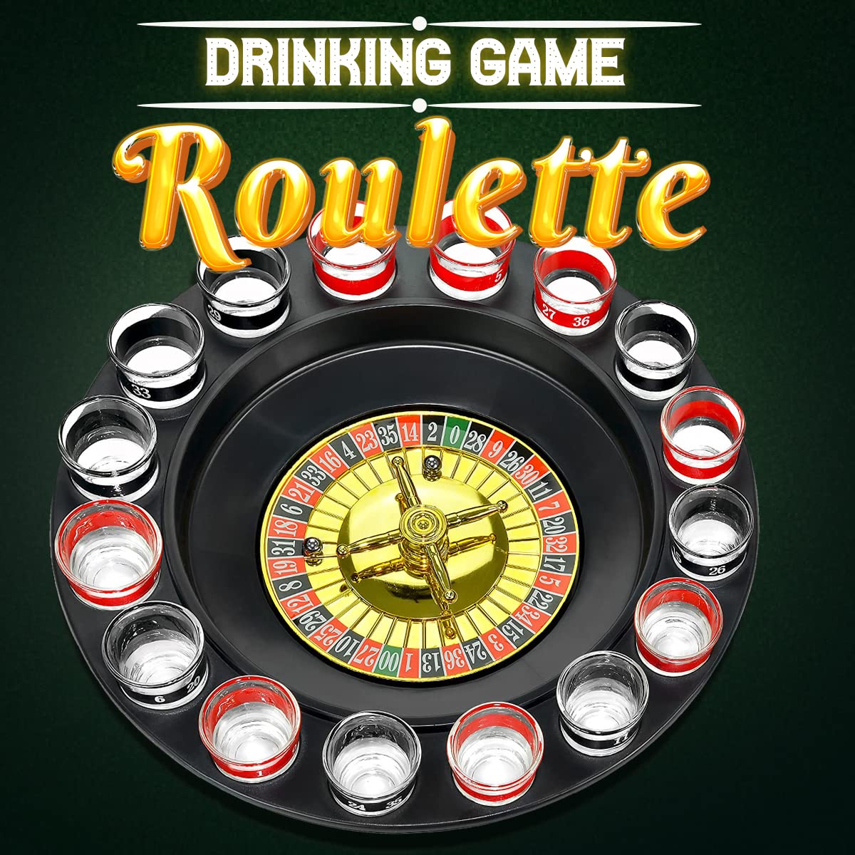 16カップ回転式ドリンクゲーム 大人向けパーティー用 ホワイ - Party Games App のレビューと価格
