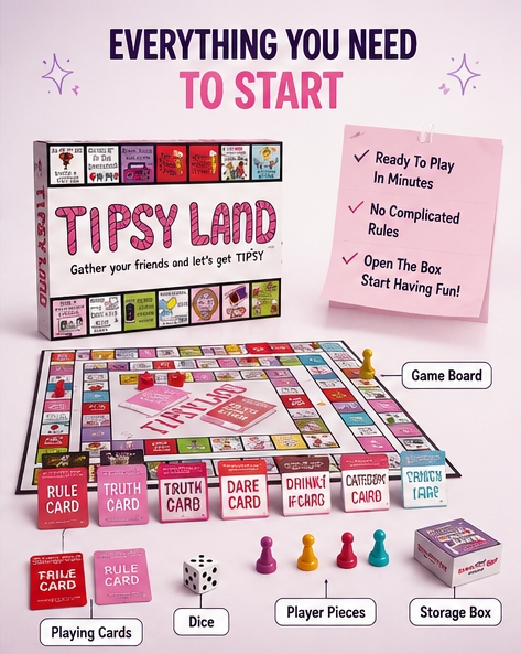 ティプシーランドのパーティーギフト、ボードゲーム、友達と楽し - Party Games App のレビューと価格