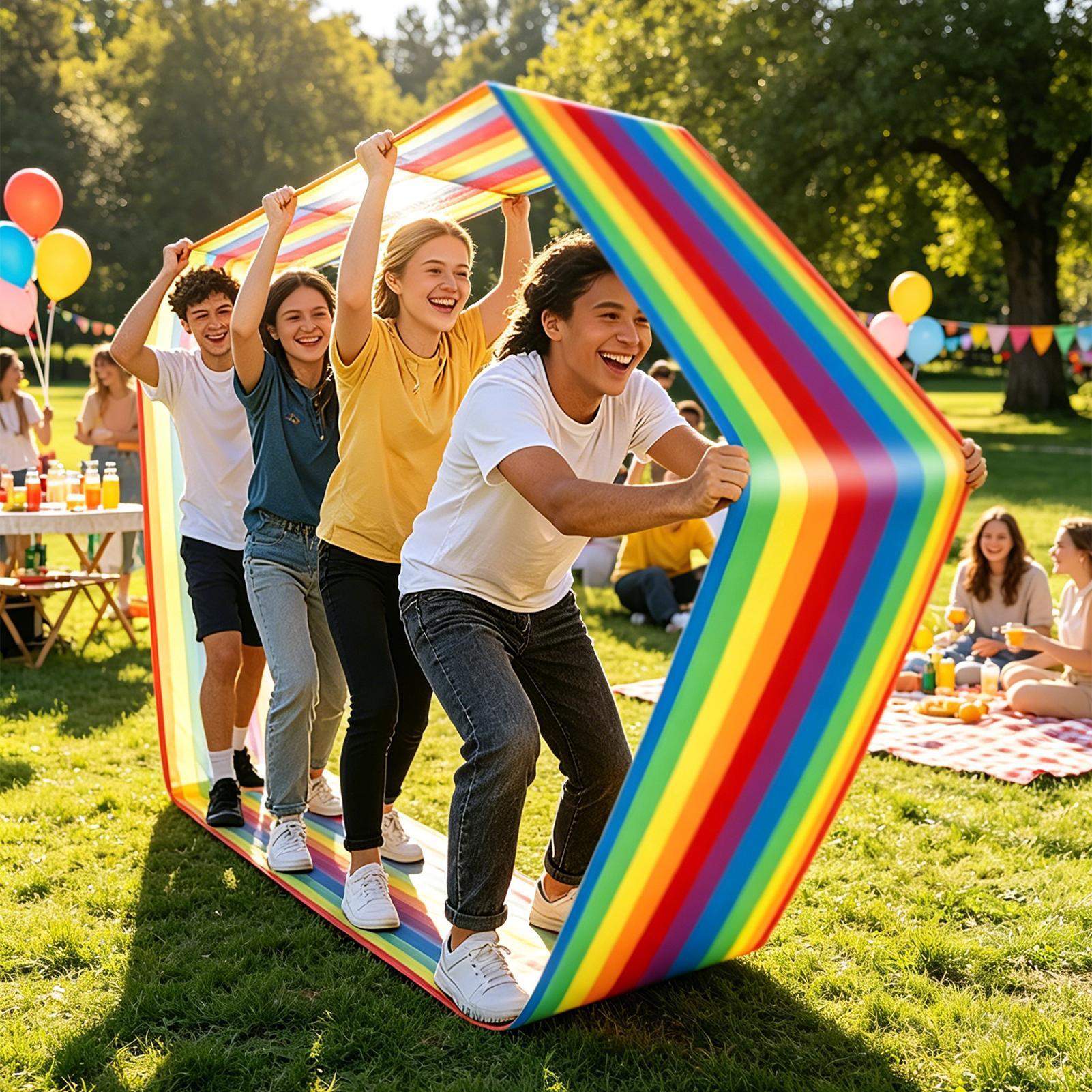 グループ学習活動用ランニングマット 600x70cm 楽しい - Party Games Adults Indoor のレビューと価格