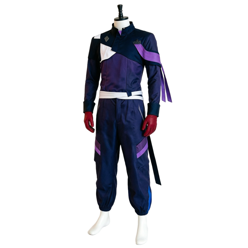 ゲームソードオンラインキリトコスプレ紫制服服衣装成人男性ロー - Party Games Free Online のレビューと価格
