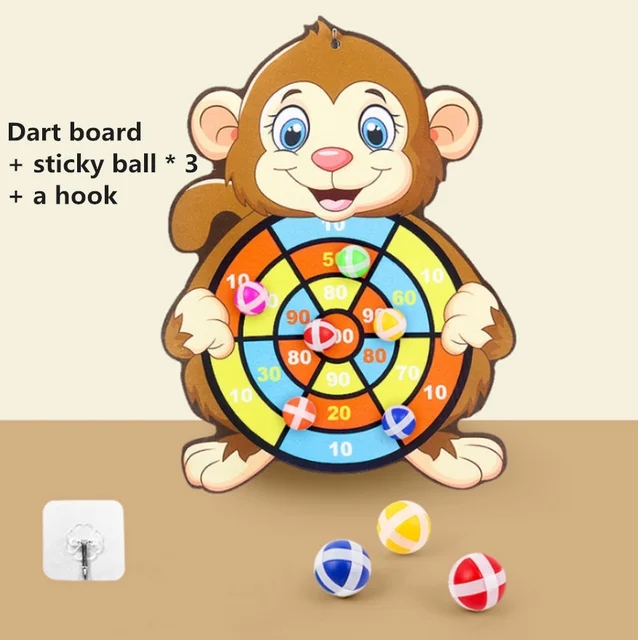 漫画風クラシック教育用屋外パーティー投げダーツボード屋内粘着 - Party Games Board Game のレビューと価格