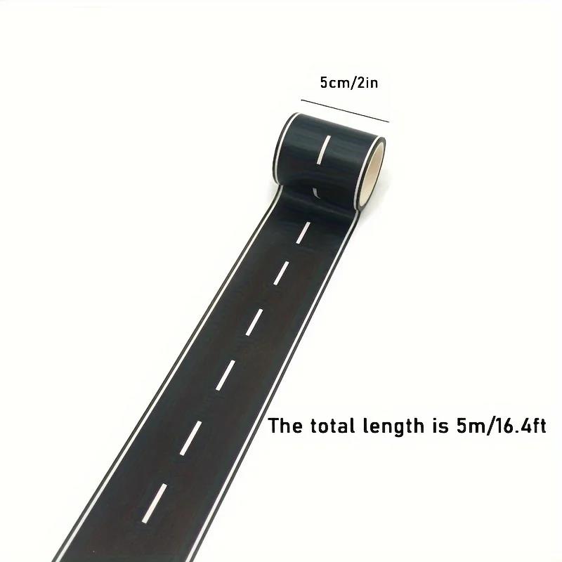 1～2ロールの再利用可能な道路標識ステッカー、黒い高速道路テ - Party Games Children のレビューと価格