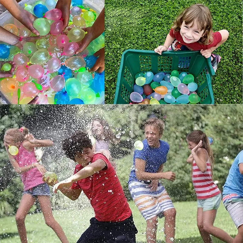 500 ピース/ロット水爆弾バルーン充填ラテックス風船パーテ - Party Games Bomb のレビューと価格