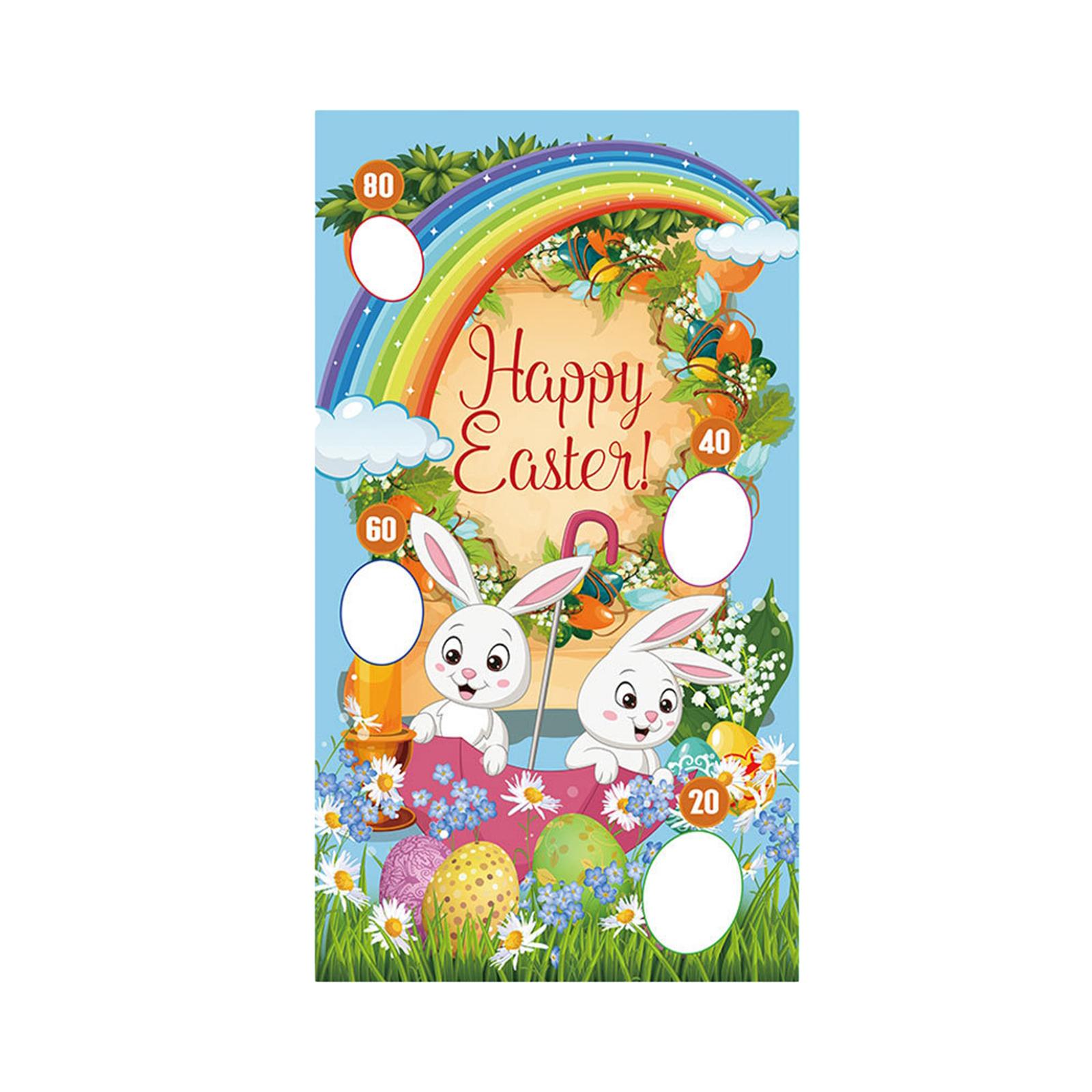 トスゲームバナー パーティーデコレーション 豆袋3個付き 家 - Party Games Easter For Family のレビューと価格