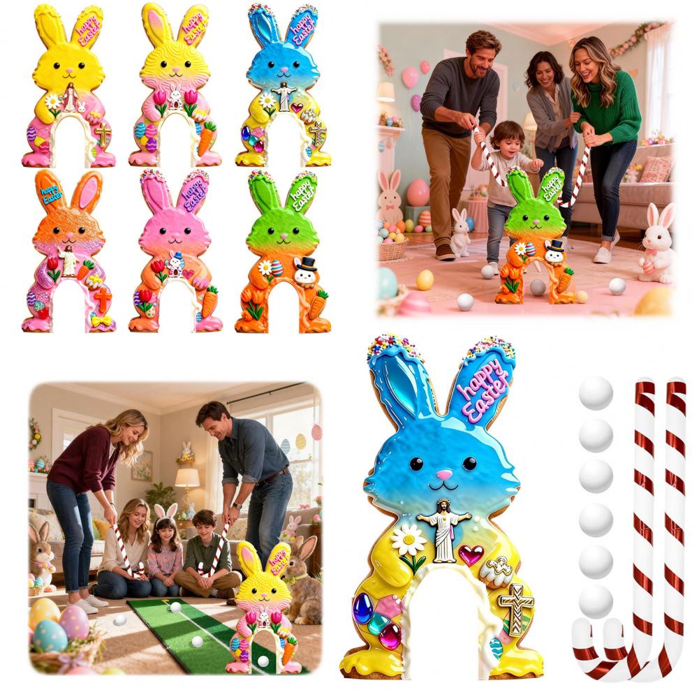 ファミリーゴルフゲーム イースターバニー ミニゴルフゲームセ - Party Games Easter For Family のレビューと価格