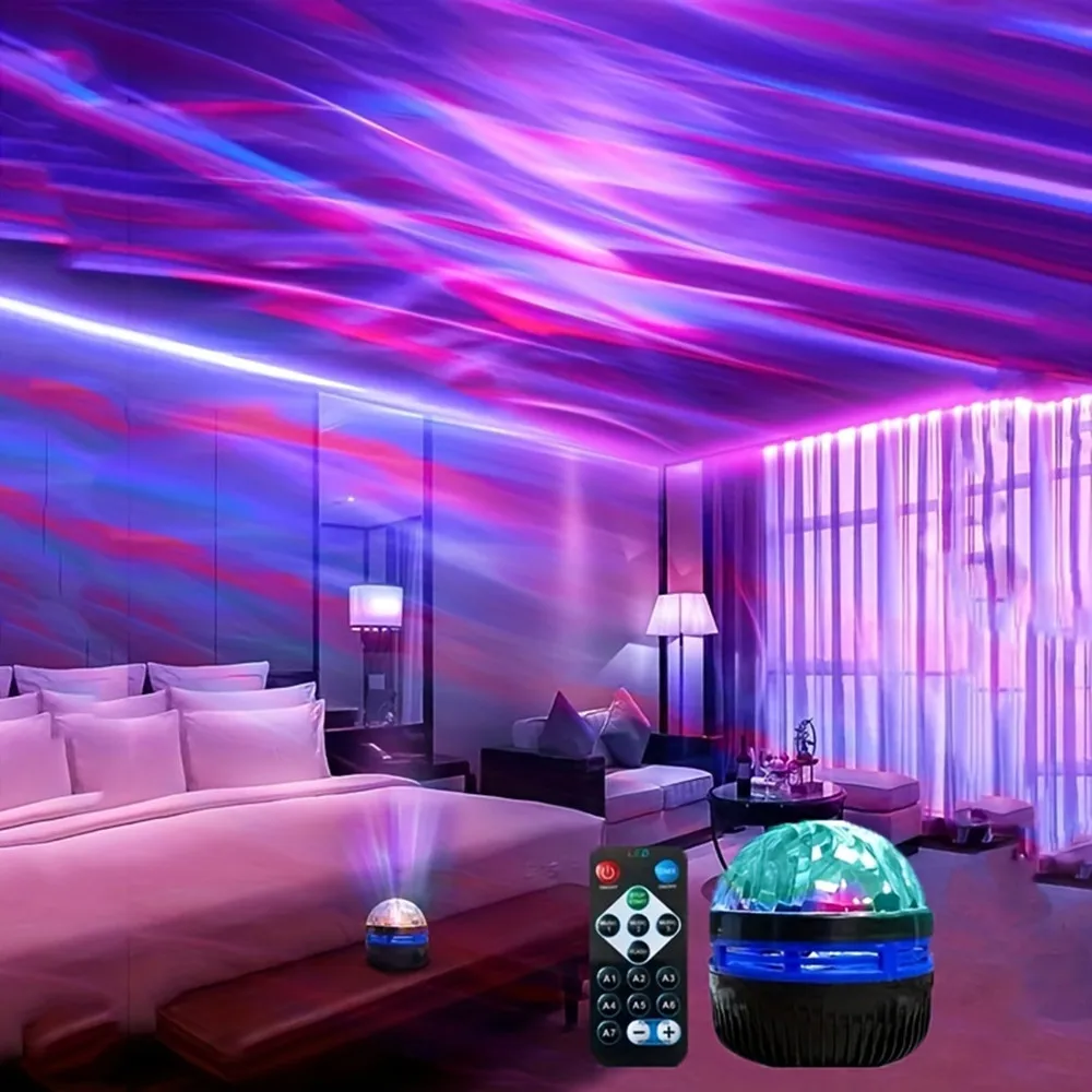 LED 星空プロジェクター オーロラ USB リモコン RG - Party Games Night のレビューと価格