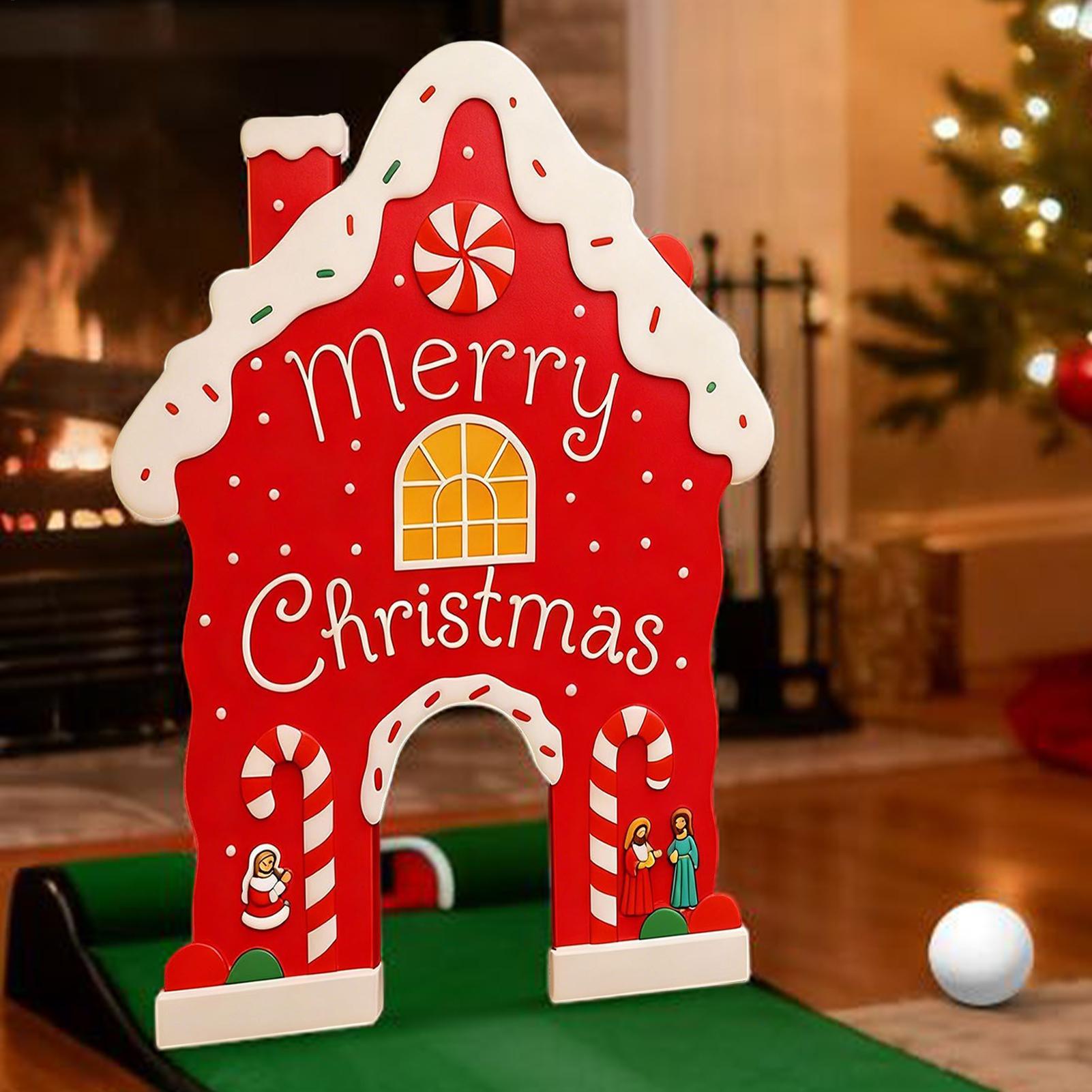屋内ゴルフゲーム クリスマス ポータブル 再利用可能 ホリデ - Party Games Adults Indoor のレビューと価格
