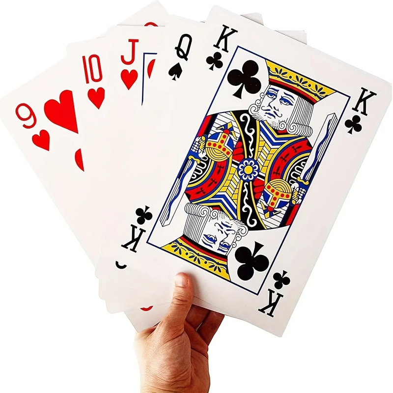特大トランプ ジャンボ 4 倍大きいパーティーカーニバルゲー - Party Games Juego のレビューと価格