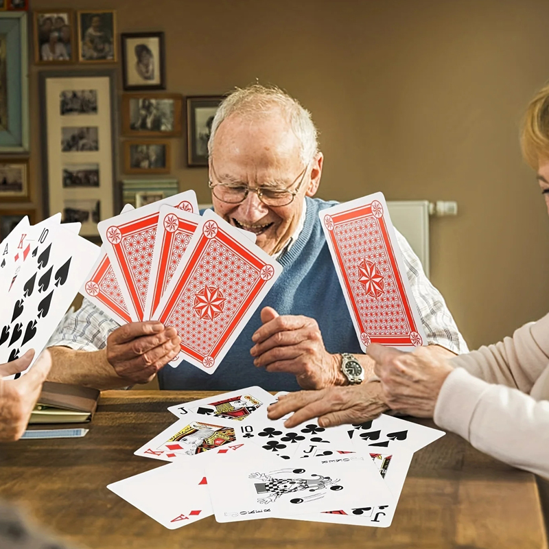 特大トランプ ジャンボ 4 倍大きいパーティーカーニバルゲー - Party Games Juego のレビューと価格