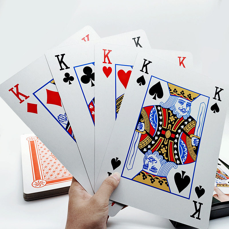 特大トランプ ジャンボ 4 倍大きいパーティーカーニバルゲー - Party Games Juego のレビューと価格